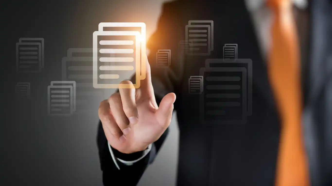 データファイルを選ぶ様子